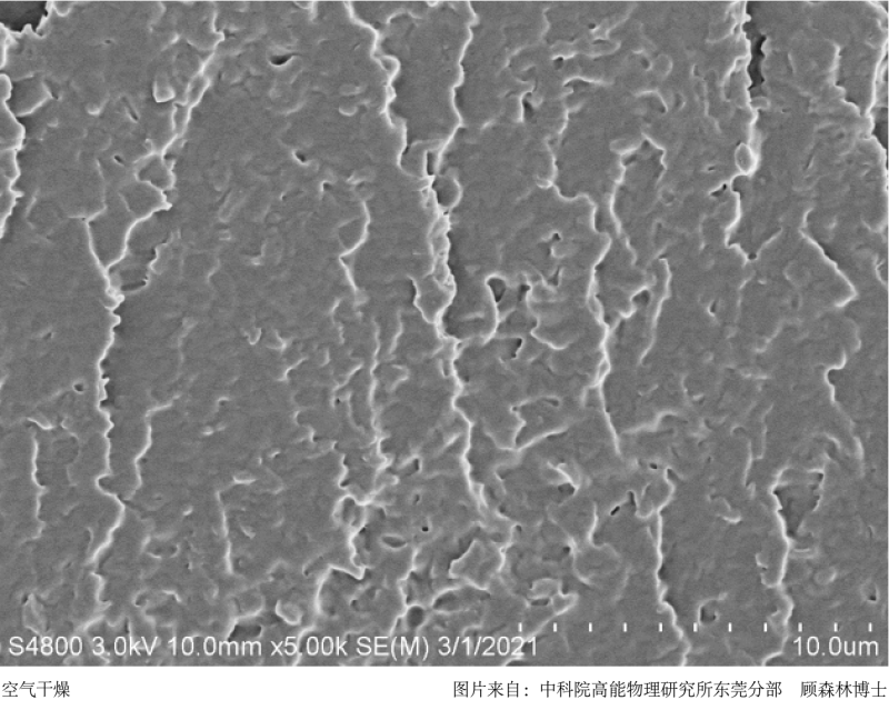 Comparison between supercritical drying method and conventional air drying method